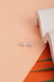 Heliophilia Silver Pendientes de Plata Esterlina 925